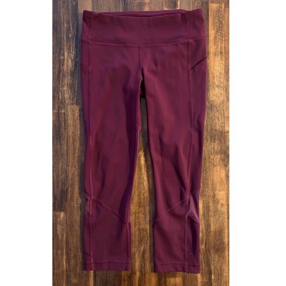 Lululemon Women’s 6 Pace Rival Legging Crop 22" Inseam Luxtreme Dark Adobe - Picture 1 of 10